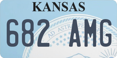 KS license plate 682AMG