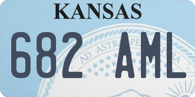 KS license plate 682AML