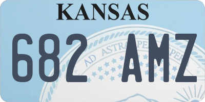 KS license plate 682AMZ