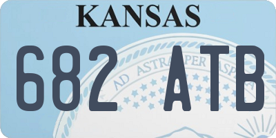 KS license plate 682ATB