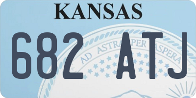 KS license plate 682ATJ