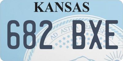 KS license plate 682BXE
