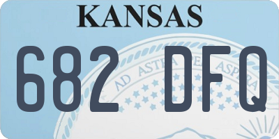KS license plate 682DFQ
