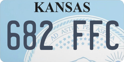 KS license plate 682FFC
