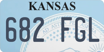 KS license plate 682FGL