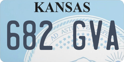 KS license plate 682GVA