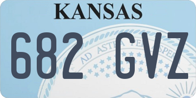 KS license plate 682GVZ
