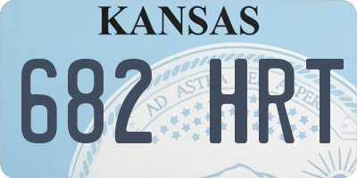 KS license plate 682HRT