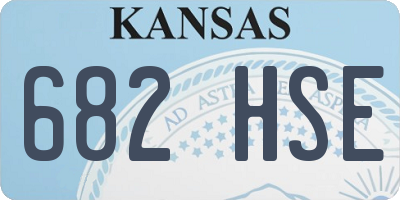 KS license plate 682HSE