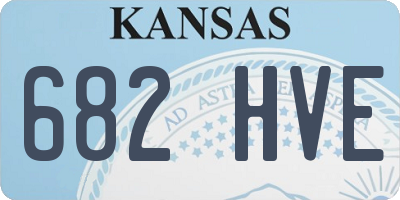 KS license plate 682HVE