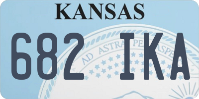 KS license plate 682IKA