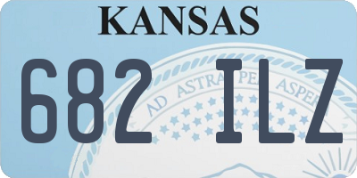 KS license plate 682ILZ