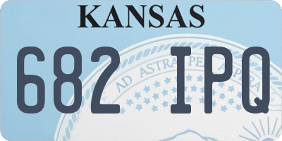 KS license plate 682IPQ