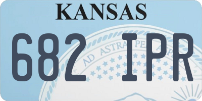 KS license plate 682IPR