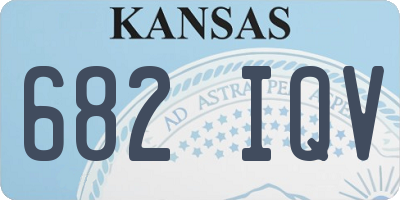 KS license plate 682IQV