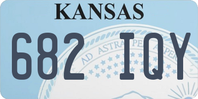 KS license plate 682IQY