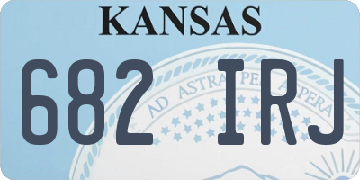 KS license plate 682IRJ