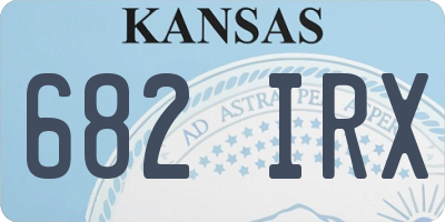 KS license plate 682IRX