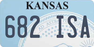 KS license plate 682ISA