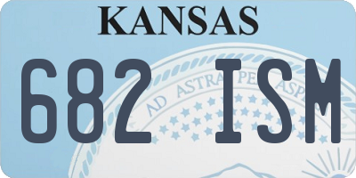 KS license plate 682ISM