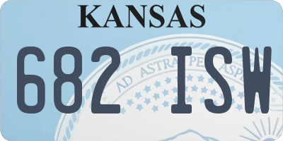 KS license plate 682ISW