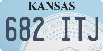 KS license plate 682ITJ