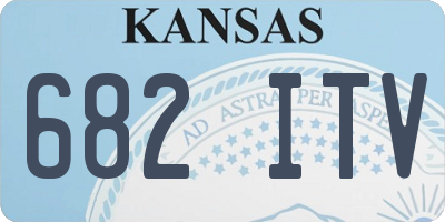KS license plate 682ITV