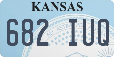 KS license plate 682IUQ
