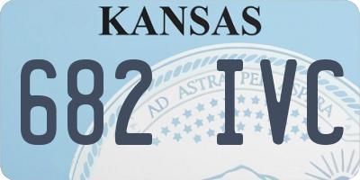 KS license plate 682IVC