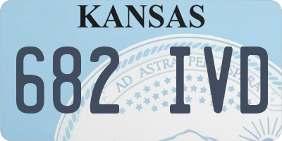 KS license plate 682IVD