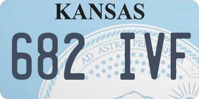 KS license plate 682IVF
