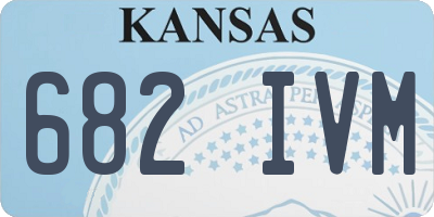 KS license plate 682IVM