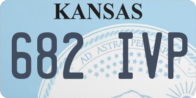 KS license plate 682IVP