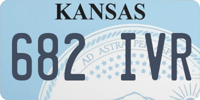 KS license plate 682IVR