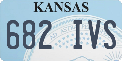 KS license plate 682IVS