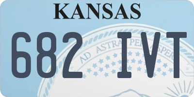 KS license plate 682IVT