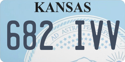 KS license plate 682IVV