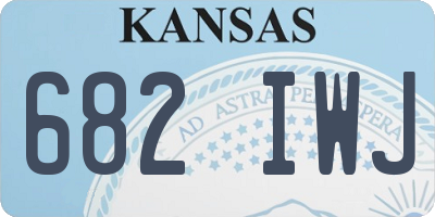 KS license plate 682IWJ