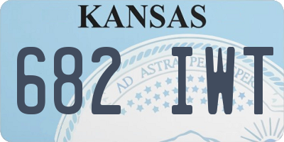 KS license plate 682IWT