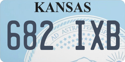 KS license plate 682IXB