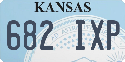 KS license plate 682IXP