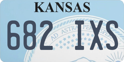 KS license plate 682IXS