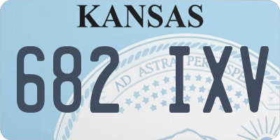 KS license plate 682IXV