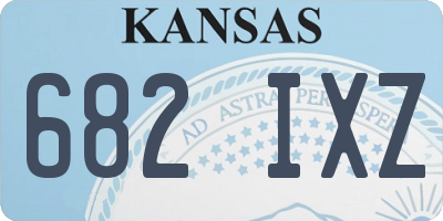 KS license plate 682IXZ