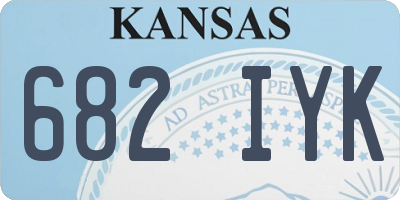 KS license plate 682IYK