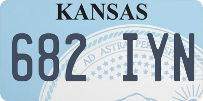 KS license plate 682IYN