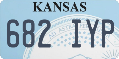 KS license plate 682IYP