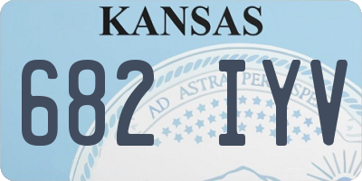 KS license plate 682IYV