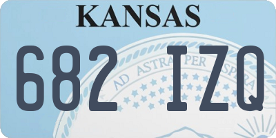 KS license plate 682IZQ