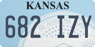 KS license plate 682IZY
